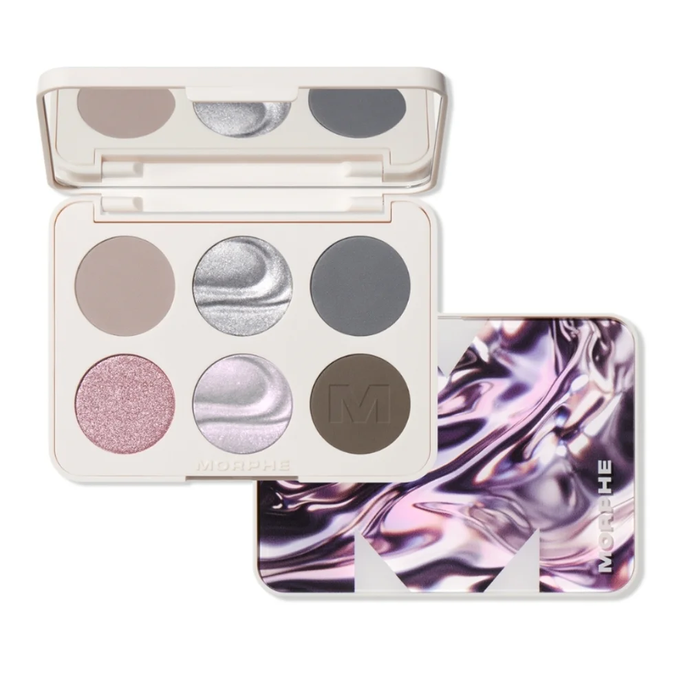 Morphe ChromaPlus 6-Pan Eyeshadow Palette 🎨 Shade: Cyber Chrome 🆕